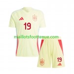 Maillot/Tenue Espagne Lamine Yamal 19 Enfant Exterieur UEFA Euro 2024